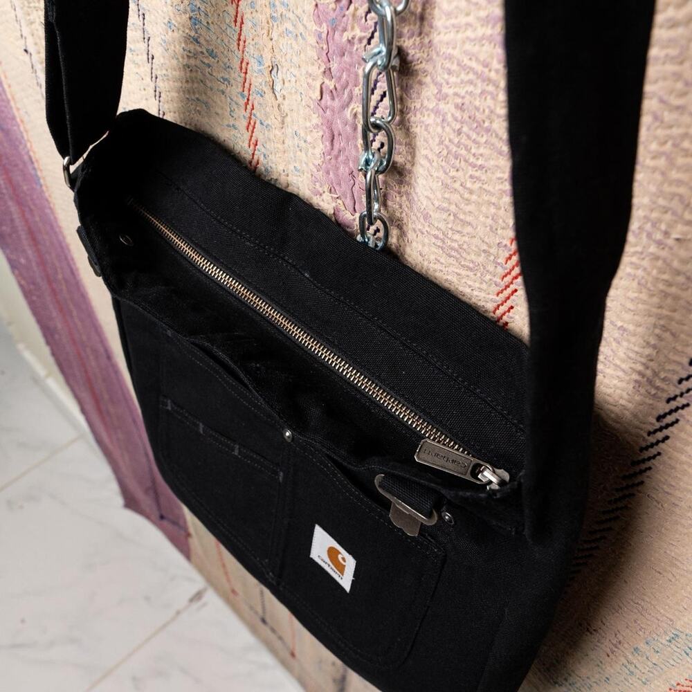 Custom Upcycled carhartt tote bag / crossbody bag - Picture 6 of 8